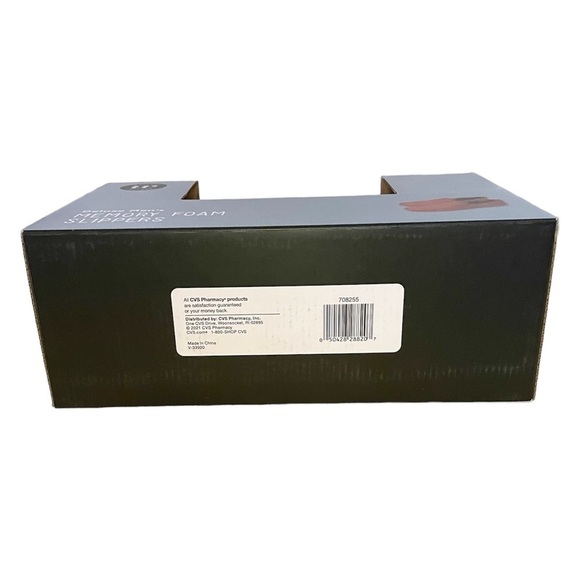 Wayland Square Deluxe Men’s Small Memory Foam Slippers Slip-on Non-Slip Sole 6-7 - Picture 3 of 14